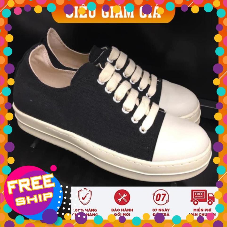 [Free ship-siêu sale ] Giầy 𝒓𝒊𝒄𝒌𝒐𝒘𝒆𝒏𝒔  thể thao Sneaker 𝒓𝒊𝒄𝒌𝒐𝒘𝒆𝒏𝒔  RO cổ thấp Nam/Nữ | BigBuy360 - bigbuy360.vn