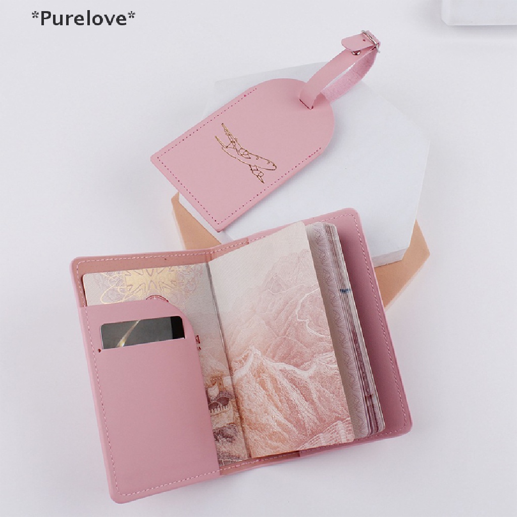 [Purelove] Vỏ Bọc Hộ Chiếu Cặp Đôi Du Lịch Đám Cưới [Bán Chạy]