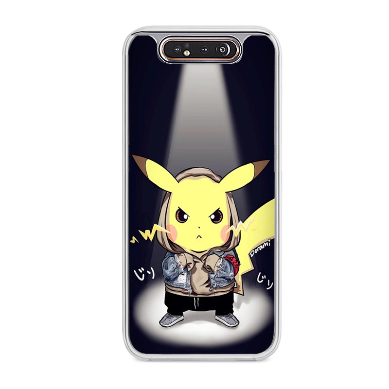 Ốp lưng Samsung Galaxy Galaxy J2 Prime/Galaxy A80/Galaxy A8 2018/Galaxy J6+/J6 Plus/Galaxy J4+/J4 Plus Ốp điện thoại pikachu Nắp đậy Silicone Silicone TPU