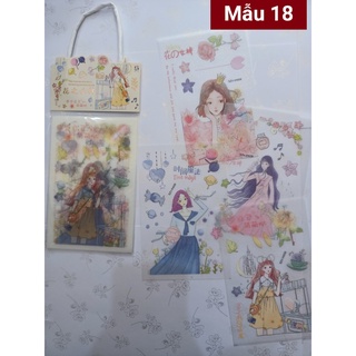 🔹 Sticker Hình Dán Xấp 4 Tấm