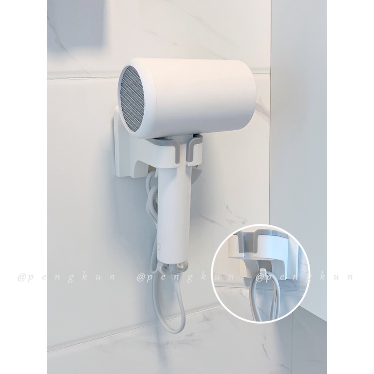 Giá Đỡ Máy Sấy Tóc Gắn Tường Thiết Kế Đơn Giản Tiện Dụng Cho Phòng Tắm