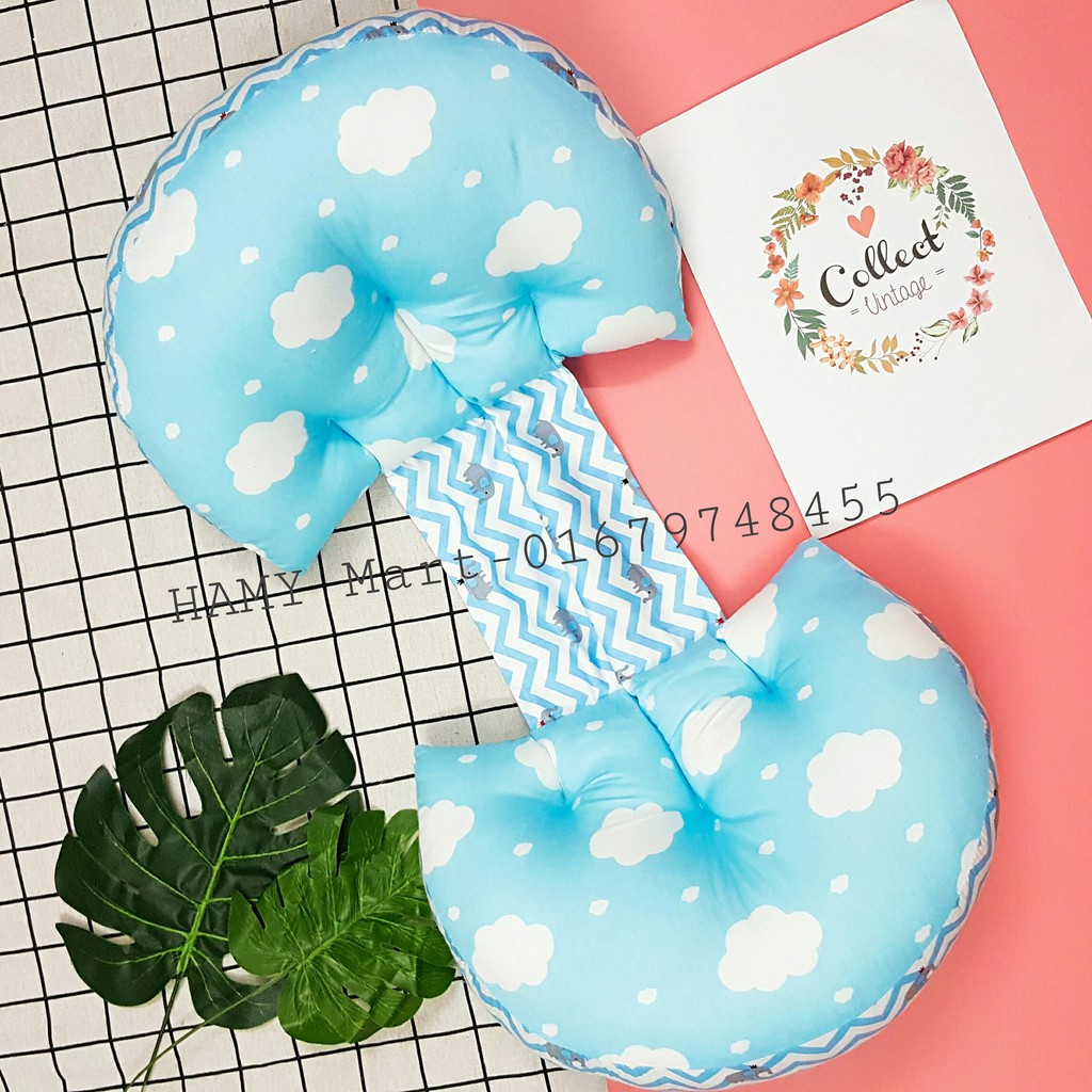 Gối bầu mây xanh