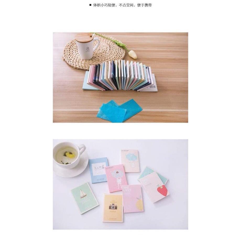 ⛔FREESHIPP⛔ GIẤY THẤM DẦU (Hộp 50 tờ)