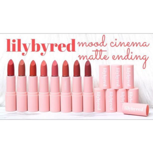 ✅ (HÀNG CHUẨN AUTHENTIC) Son Thỏi Lì, Siêu Mịn Lilybyred Mood Cinema Matte Ending