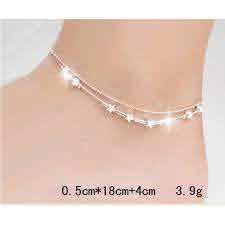 ( FREESHIP 20K ) [13 Mẫu]Lắc chân bạc 925 xinh xắn sale giá rẻ