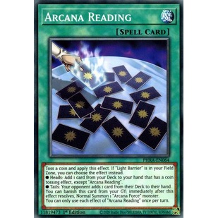 Thẻ bài Yugioh - TCG - Arcana Reading / PHRA-EN064'
