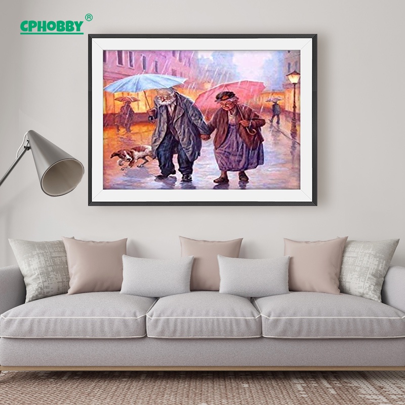 Tranh đính đá 5D tự làm kích thước 30x40cm trang trí nhà cửa