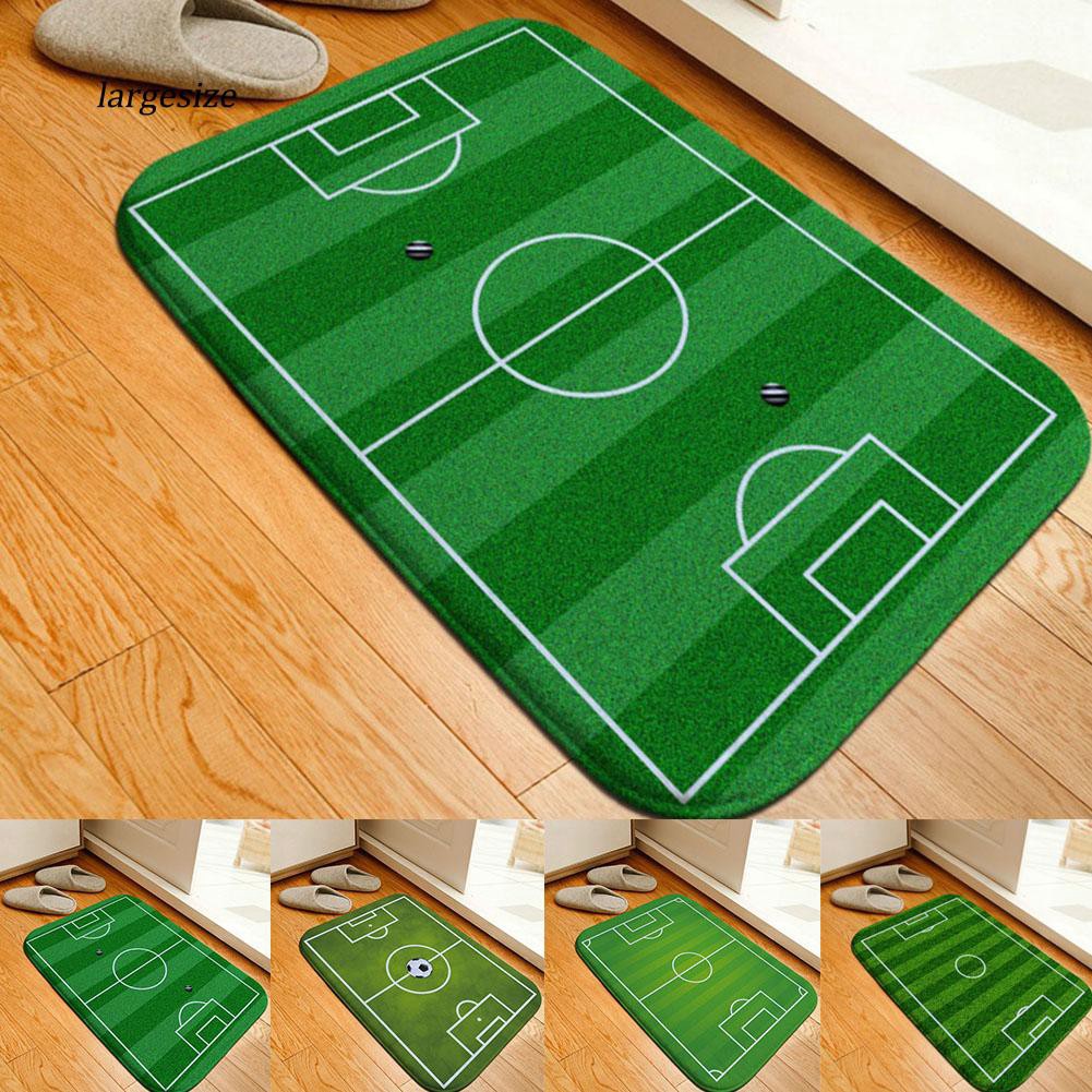 Thảm chùi chân chống trượt hình sân bóng đá độc đáo