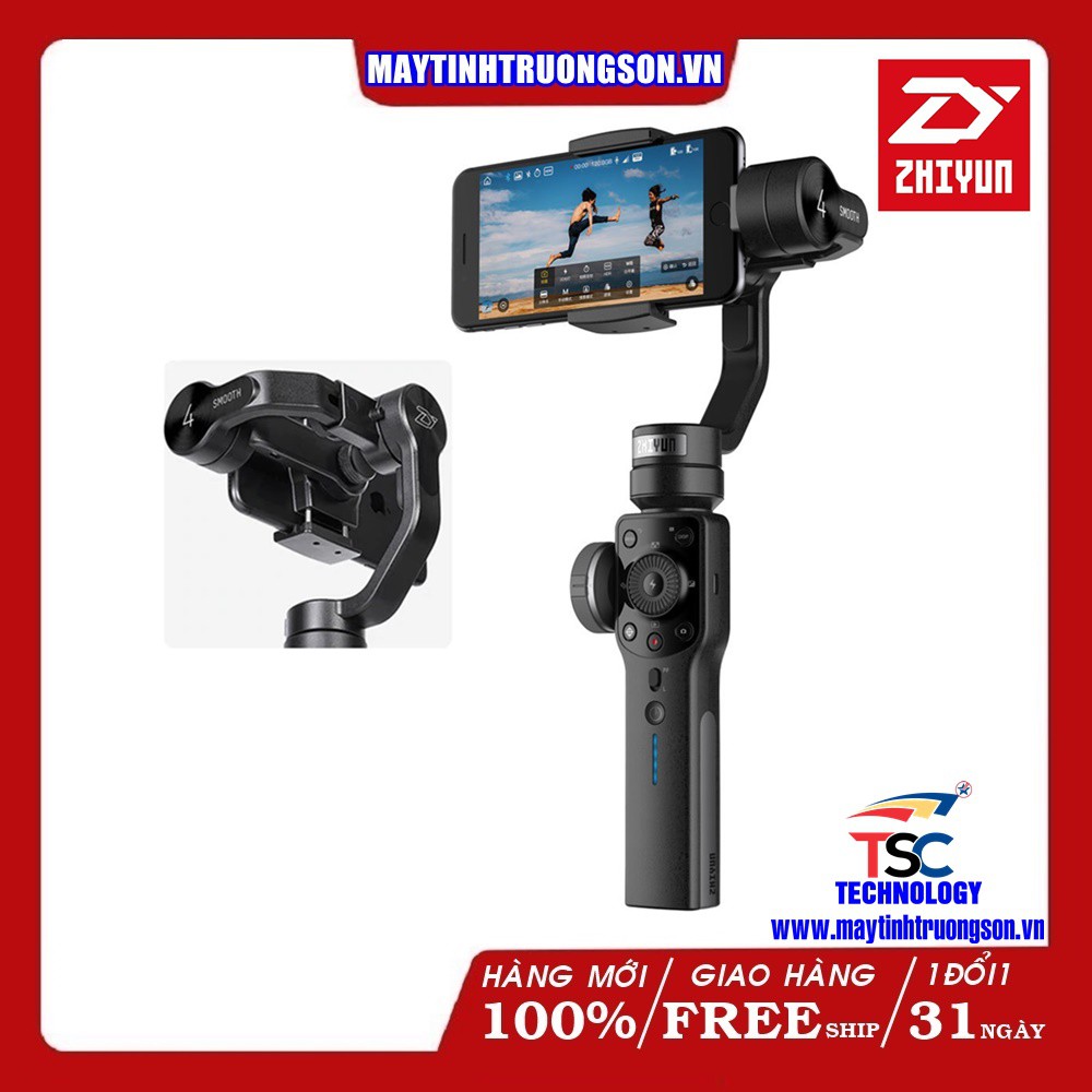 Gimbal Chống Rung Cho Điện Thoại Zhiyun Smooth 4 Bản Quốc Tế Bảo Hành 12 Tháng | BigBuy360 - bigbuy360.vn