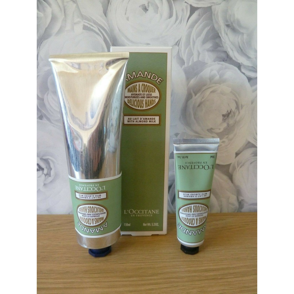 LOCCITANE Kem Dưỡng Da Tay Hương Hạnh Nhân Amande Hand & Nail Care Hand Cream