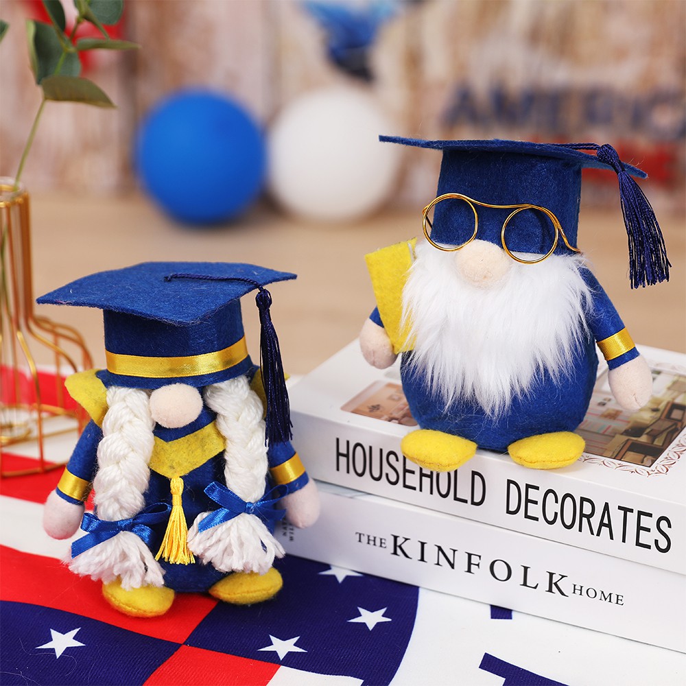 WONDERFUL Party Supplies Gnome Decorations Gifts Graduation Plush Gnomes Home Decor Handmade Toy Table Ornaments Class of 2021