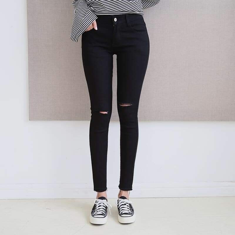 QUẦN BÒ SKINNY [Hàng chuẩn] Jean skinny co giãn chất dày dặn hàng vnxk Fullbox