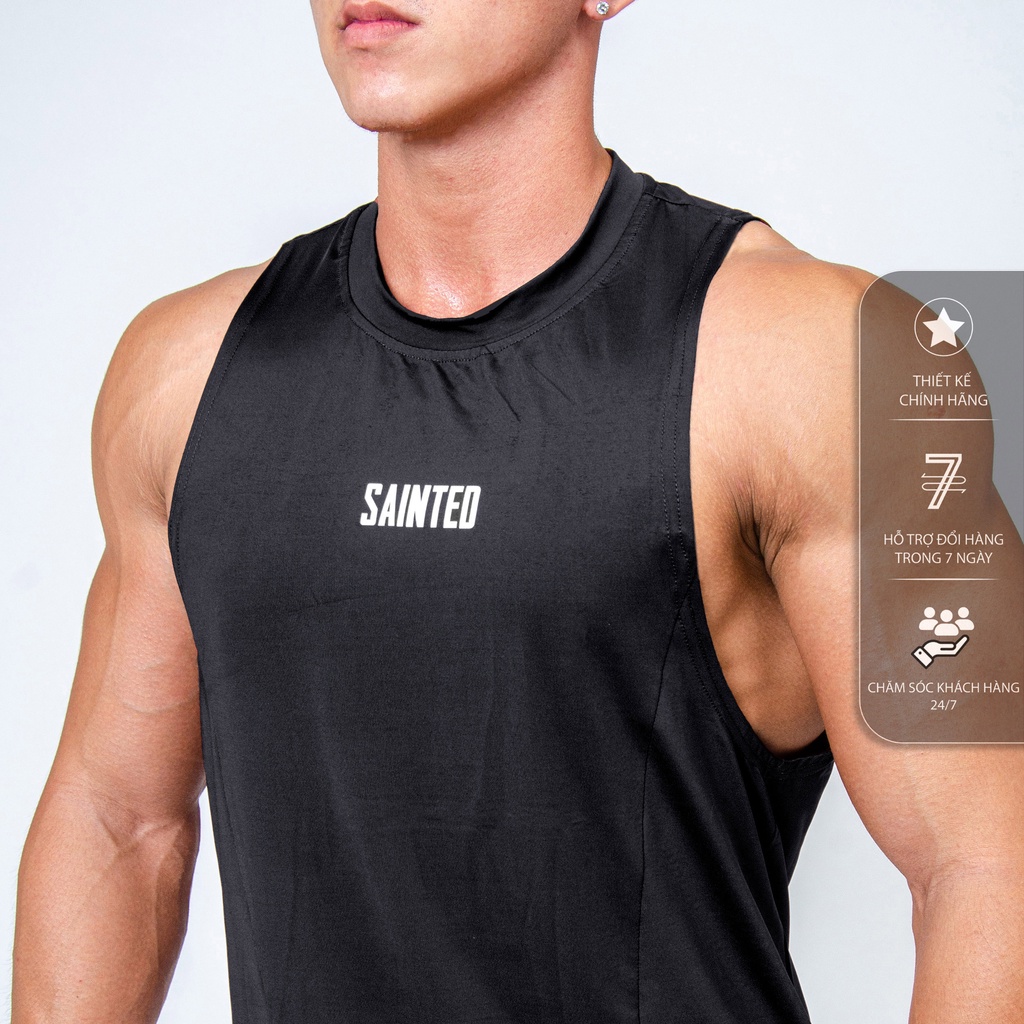 Áo Unbreakable Tanktop tập gym nam siêu co dãn - SAINTED