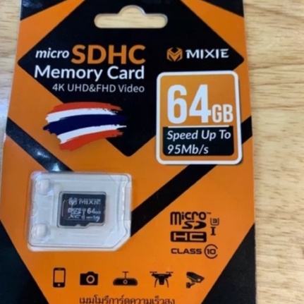 Thẻ Nhớ 64GB MIXIE Micro SD - Thẻ nhớ cho camera - Hàng chính Hãng