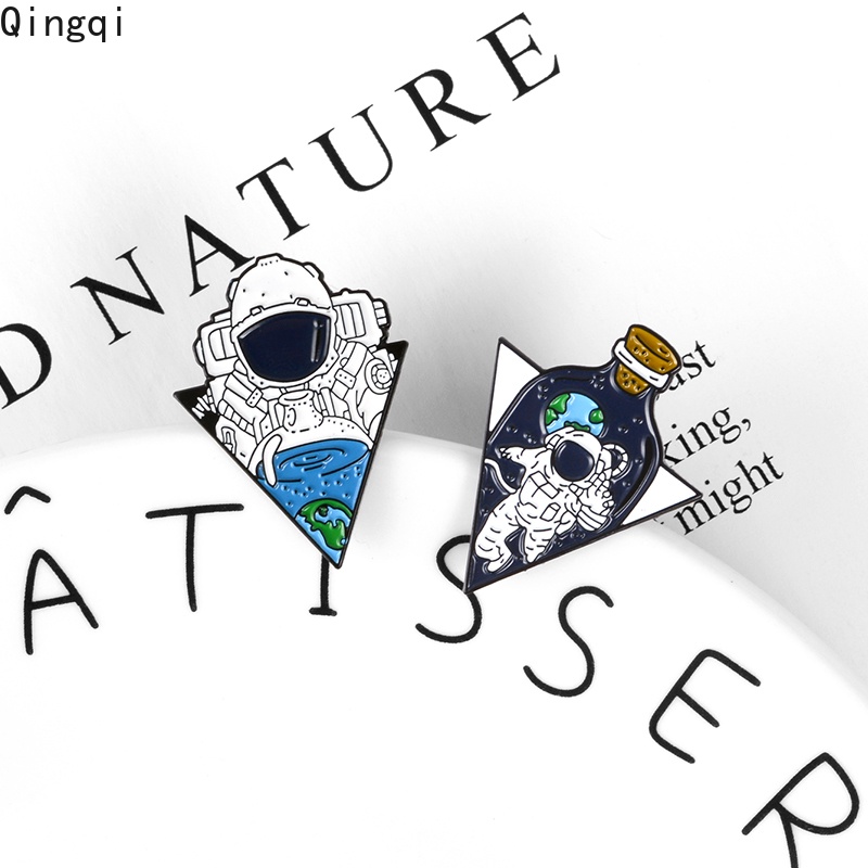 Trâm cài áo Miss Zoe hình phi hành gia phong cách đáng yêu nhiều kiểu tùy chọn