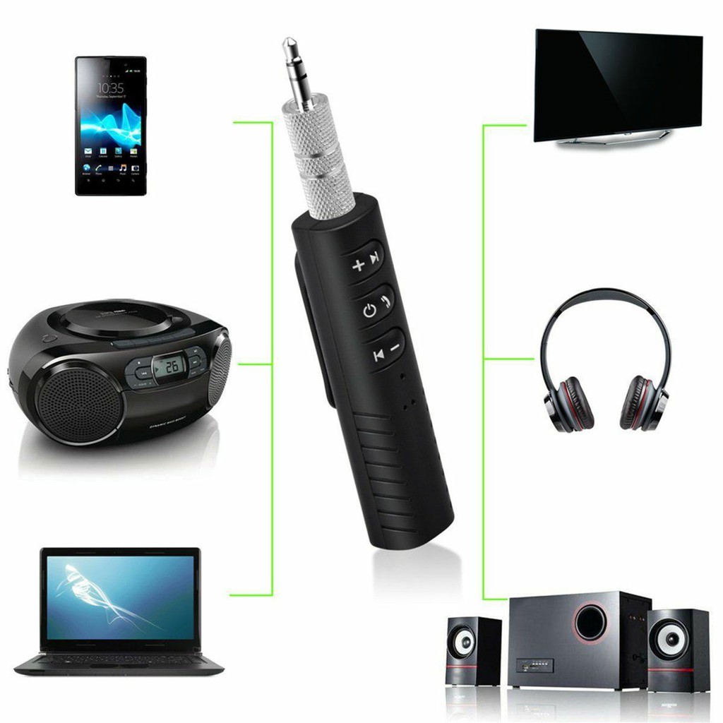 Thiết bị kết nối điện thoại thông qua Bluetooth B09 cắm giắc AUX nhỏ gọn, giúp xế yêu thêm hiện đại, phong cách