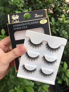 👁Set 3 cặp mi giả lông chồn 3D Faux-Cils 👁