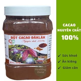 Bột ca cao nguyên chất - hàng cao cấp hộp 500g giá rẻ