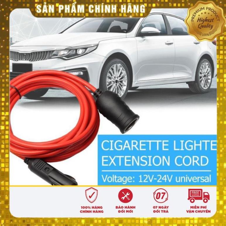VIDEO THẬT - Dây Cáp Nối Dài Lõi Đồng Cho Tẩu Sạc Xe Hơi, Ô Tô 12V 24V