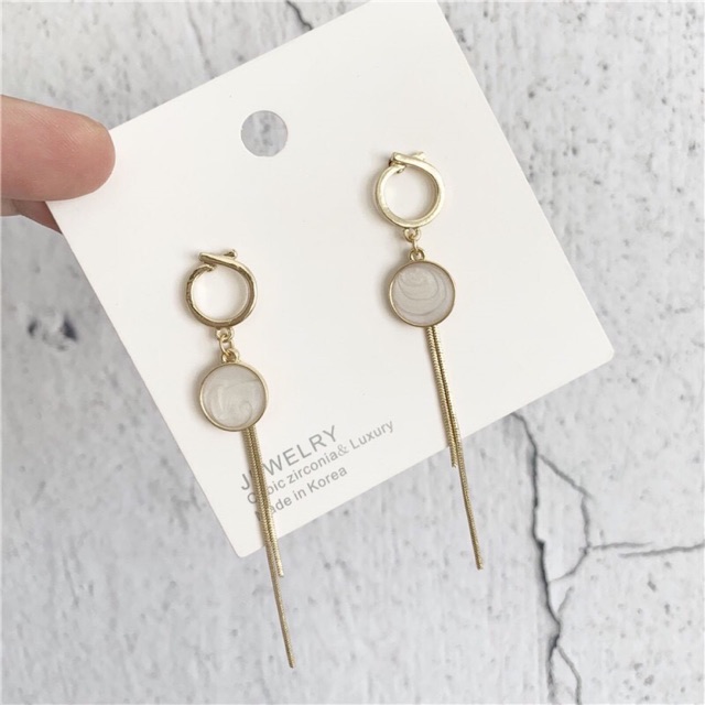 Bông tai tua rua dài K172