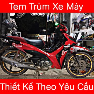 Tem Trùm Wave RSX Đỏ Chelsea