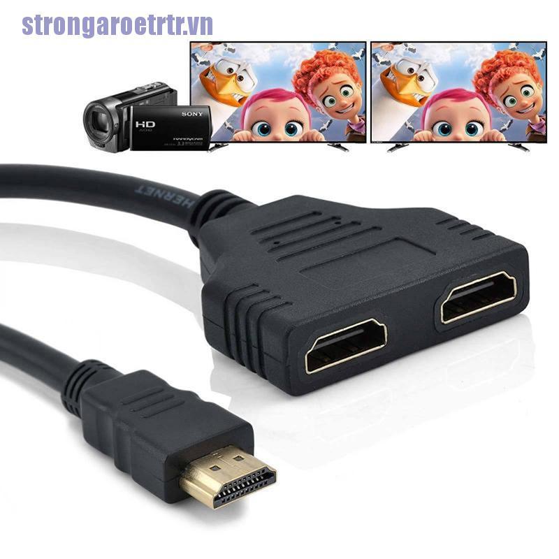 Dây Cáp Chia HDMI 2 Cổng Chữ Y 1080p HDMI V1.4 | BigBuy360 - bigbuy360.vn