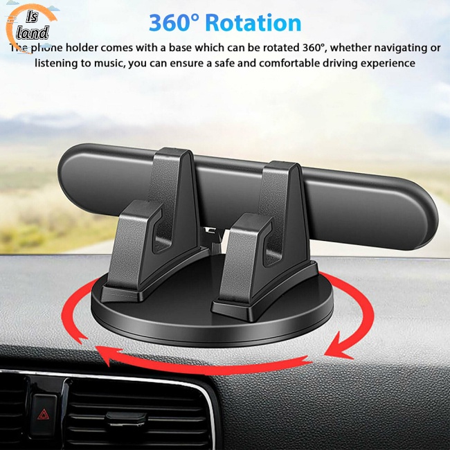 Giá Đỡ Điện Thoại/ Bảng Số Xe Bằng Cao Su Dạ Quang Chống Trượt