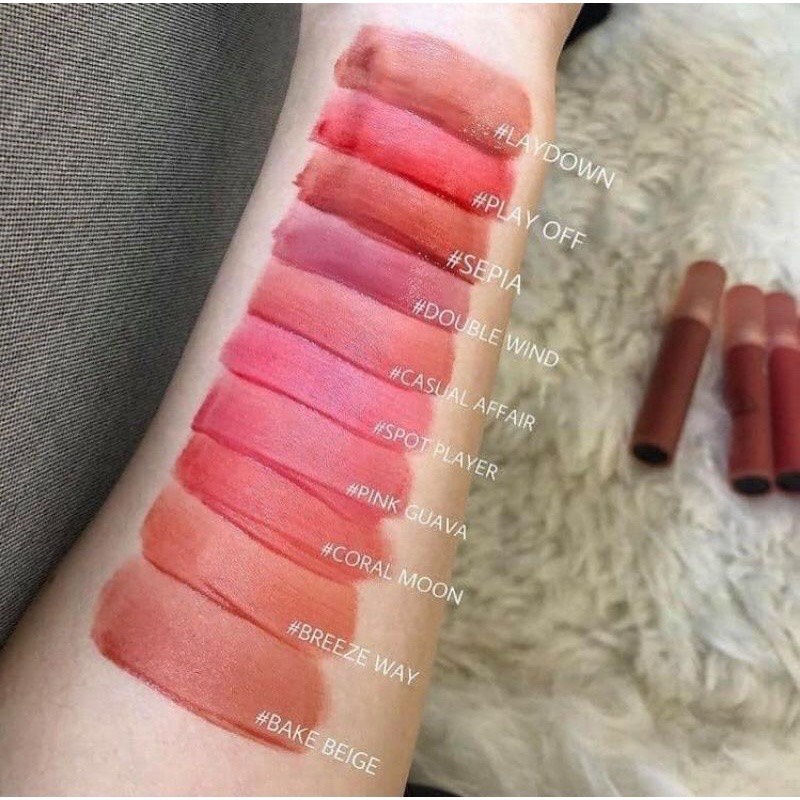Son Kem Lì 3CE Blur Water Tint Mềm Mịn Nhẹ Môi 4.6g Chính Hãng