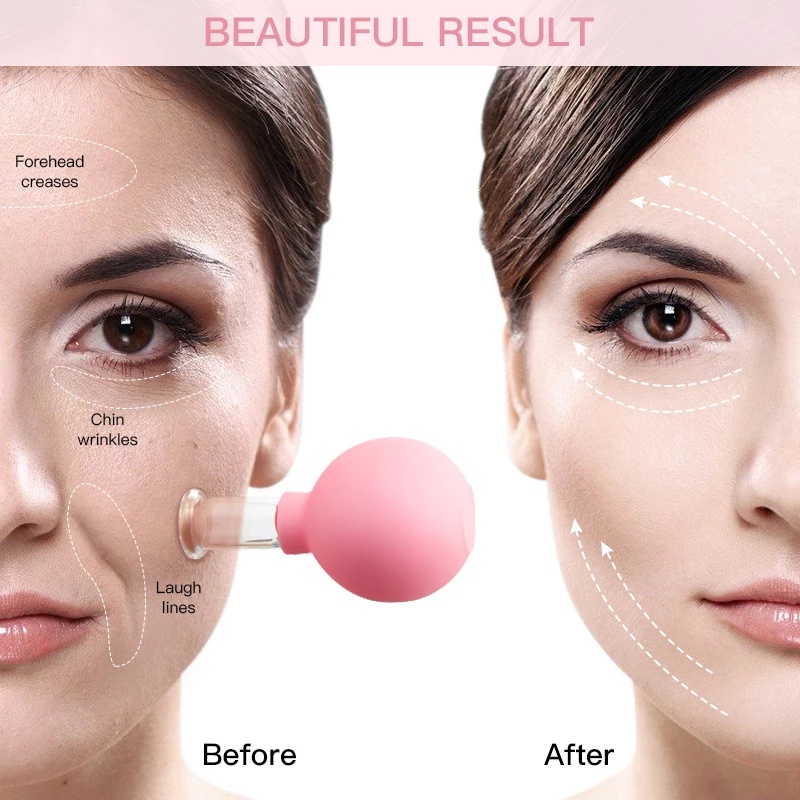 [Mới] Cốc Cao Su / Cốc Silicone Hút Chân Không Nâng Da Mặt / Cơ Thể Chống Cellulite