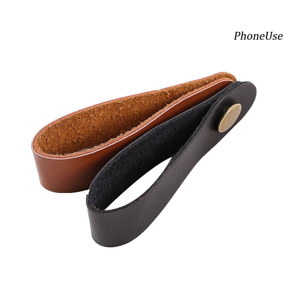 Đầu Khóa Dây Đeo Cổ Đàn Guitar Bằng Da Có Khóa Kim Loại