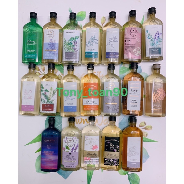 Sữa Tắm Bath And Body Works - Dòng Thư Giãn Aromatherapy - 295ml