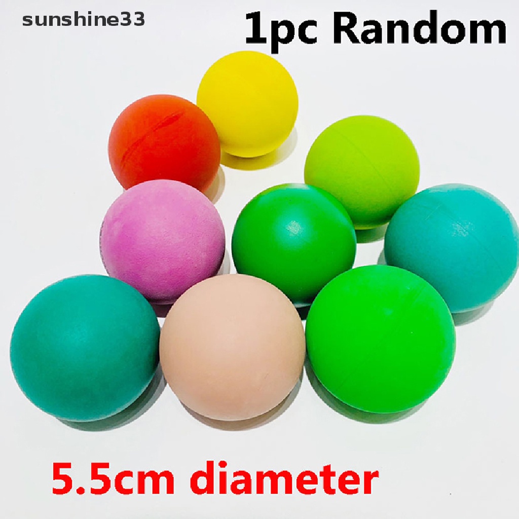 SU 5.5cm Racquetball Squash Low Speed Rubber Hollow Ball Training Competition Ball n