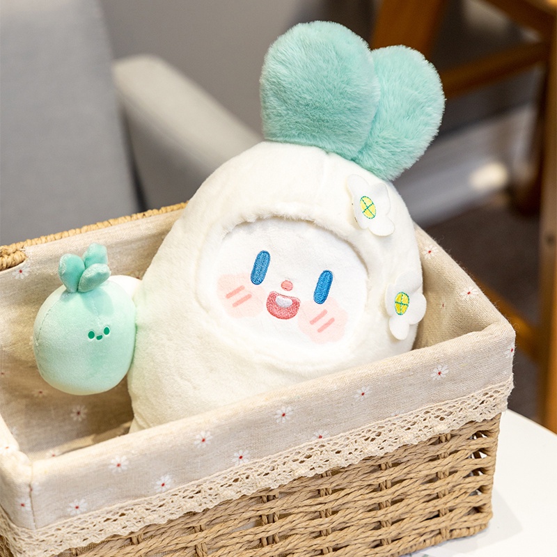 Đồ chơi nhồi bông Hình Thỏ elf Dễ Thương Sáng Tạo