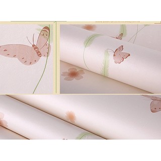 Combo 5m giấy dán tường hoa cỏ 1 BINBIN DT81 (Kích thước: 45x500cm)