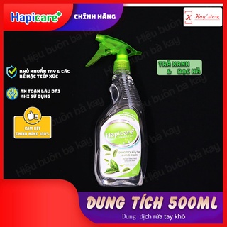 Chai xịt khuẩn HapiCare+ / Dung dịch rửa tay sát khuẩn / Nước khử khuẩn / Xịt rửa tay khô