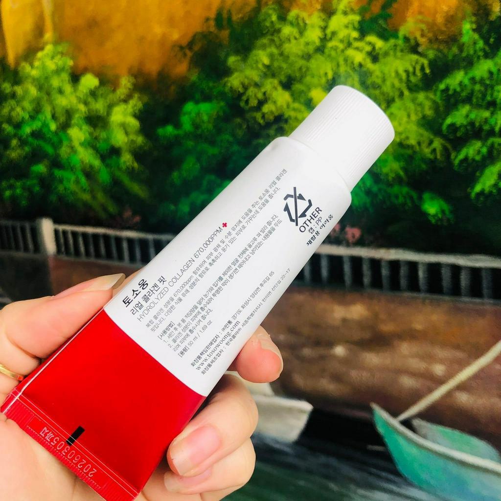 Peel collagen nano căng bóng, Real collagen fit Hàn Quốc 50ml. Giúp da trắng sáng, mịn màng