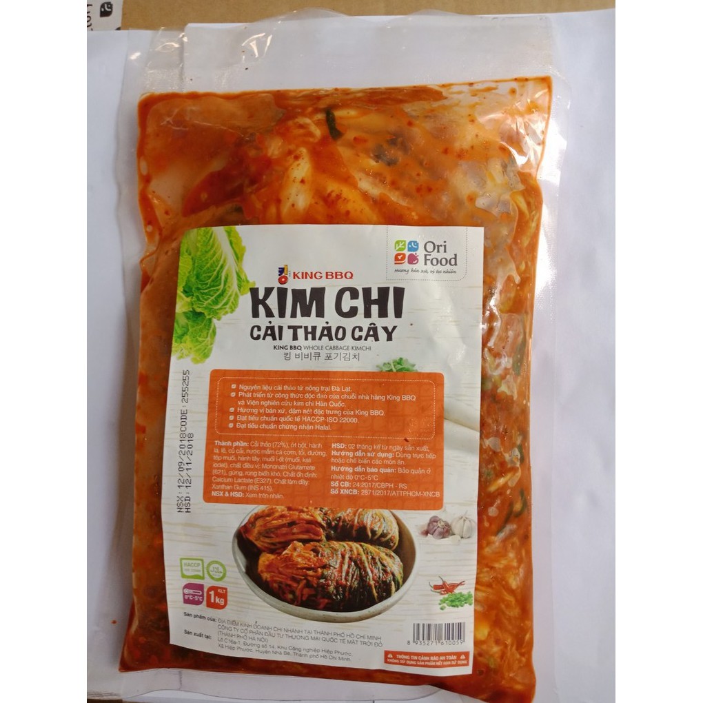 100g kim chi cải thảo cắt lát