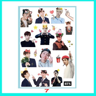 Tấm Sticker Dán Bts V Jungkook Army