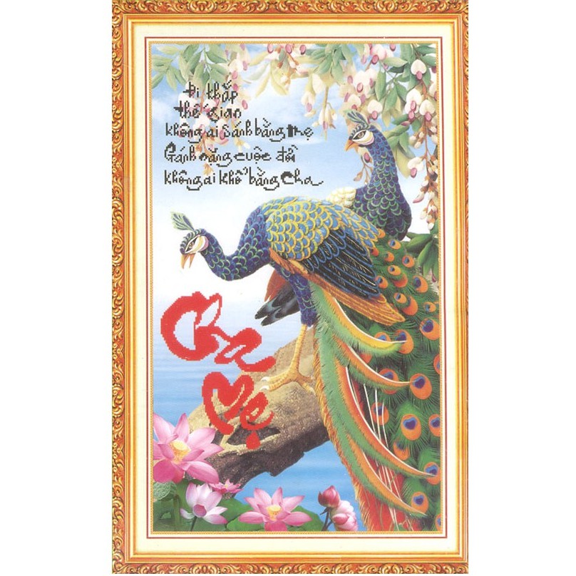 Tranh Đinh Đá ABC 3D Đi Khắp Thế Gian Không Ai Sánh Bằng Mẹ 61327 (KHÁCH TỰ ĐÍNH) kt:54X86CM