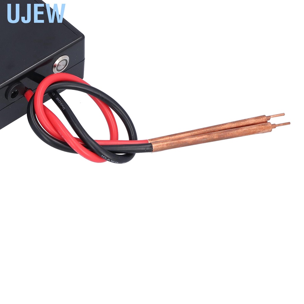 Ujew Spot Welder 18650 Battery Rechargeable Handheld Portable Machine with Heat Shrink Tube Nickel Sheet for Household