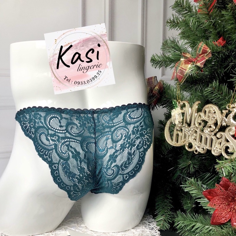 Quần lót cho nam thiết kế ren xanh