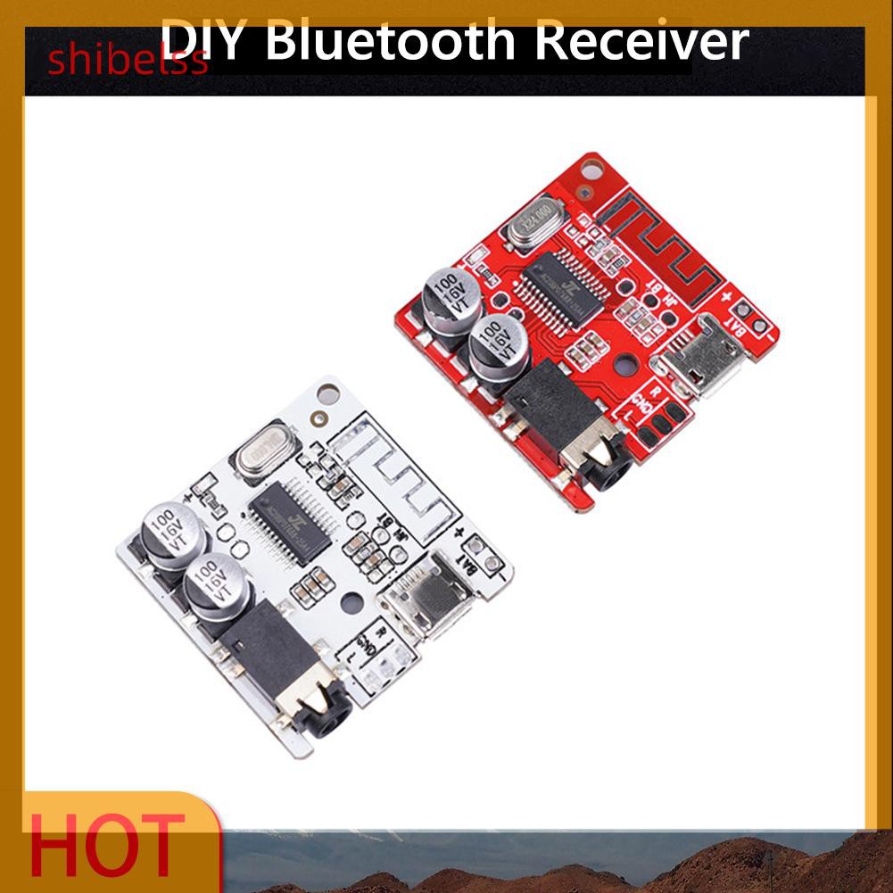 Shibelss DIY Bluetooth 5.0 Audio Receiver Board Music Wireless Stereo Decoder Module