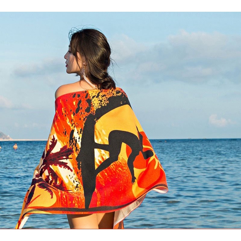 [Voucher &amp; Dịch vụ] Khăn Tắm Lớn , Khăn Trải Đi Biển Dã Ngoại, Tắm Biển Thời Trang, Họa Tiết Dễ Thương