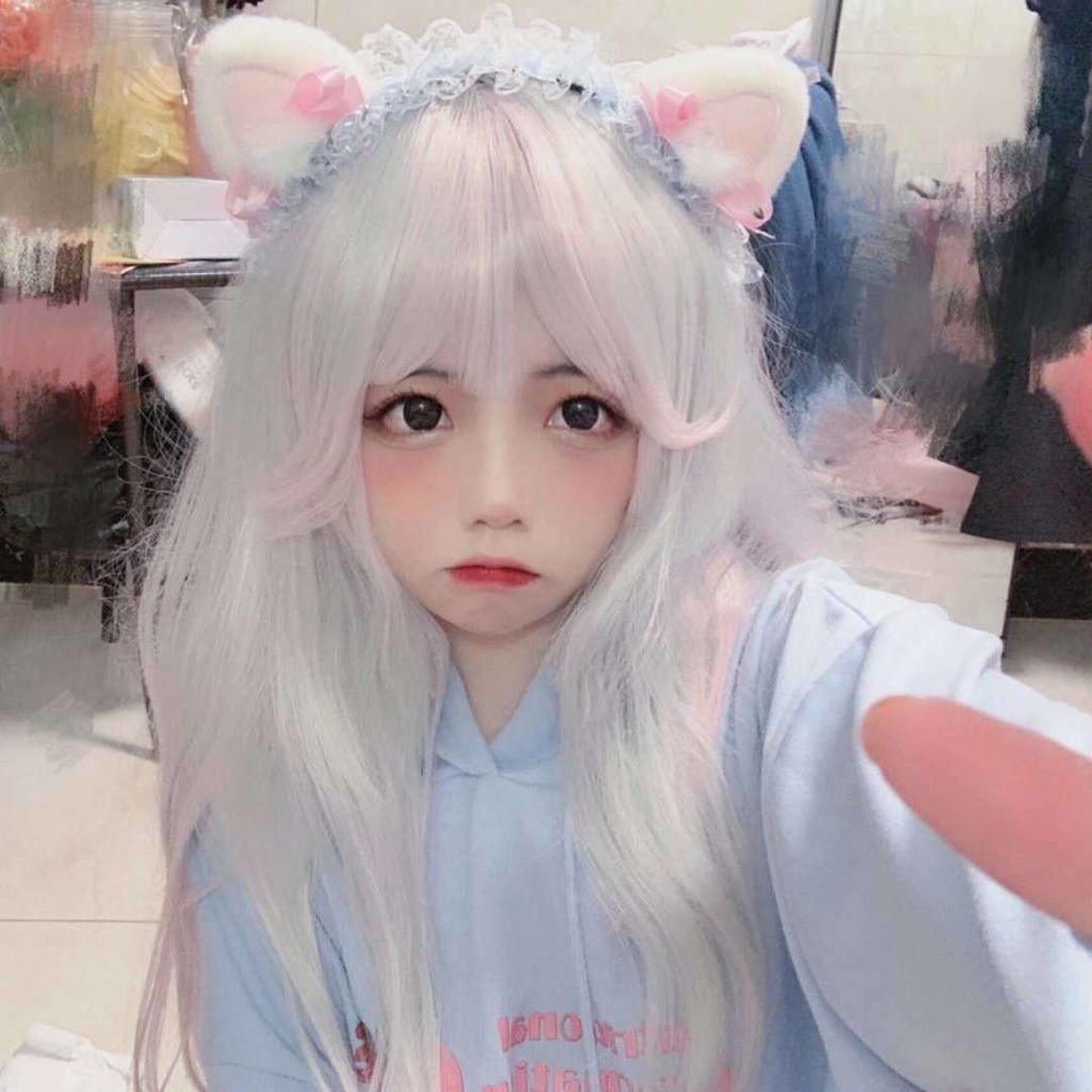 Cài tóc hình tai động vật mềm mại phong cách lolita Nhật Bản dễ thương cho nữ