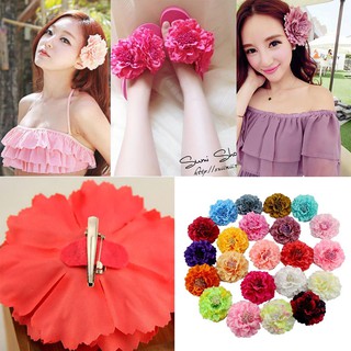 Thời Trang Cưới Cô Dâu Đảng Hoa Mẫu Đơn Kẹp Tóc Tóc Trâm Cài Áo Trang Sức Trang Trí