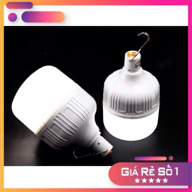 [ XẢ HÀNG ] [ Tặng Kèm Sạc Đa Năng ] Đèn Led Tích Điện Sạc Có Móc Treo 20-30-50W ( Loại Đẹp )