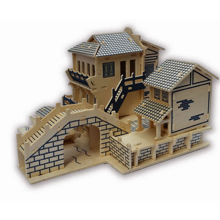 Đồ chơi lắp ráp Mô hình Nhà cổ 4