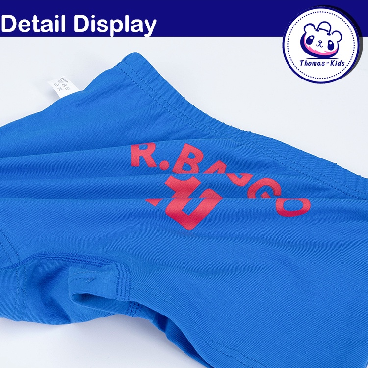 [THOMAS KIDS] Bộ 5 Quần Lót Boxer In Chữ Số Ngôi Sao Bóng Đá Cho Bé Trai 3-12 Tuổi