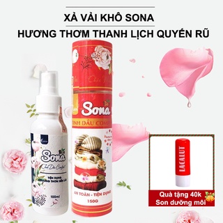 Xả Vải Khô Dạng Xịt SoNa Hương Comfor Tiện Lợi Khi Dùng Quần Áo Luôn Phẳng Và Toả Hương Suốt Ngày Dài