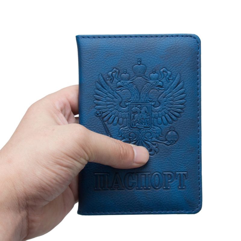 Vỏ bọc thẻ passport thẻ ID da Pu thời trang